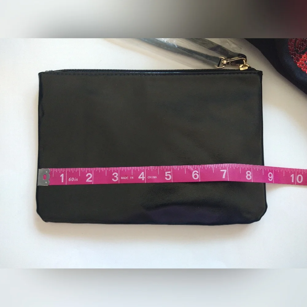 Victoria Secret Tote Bag & Pouch Colorfull Sequins One Size Style #11117941 NWT - Picture 7 of 13